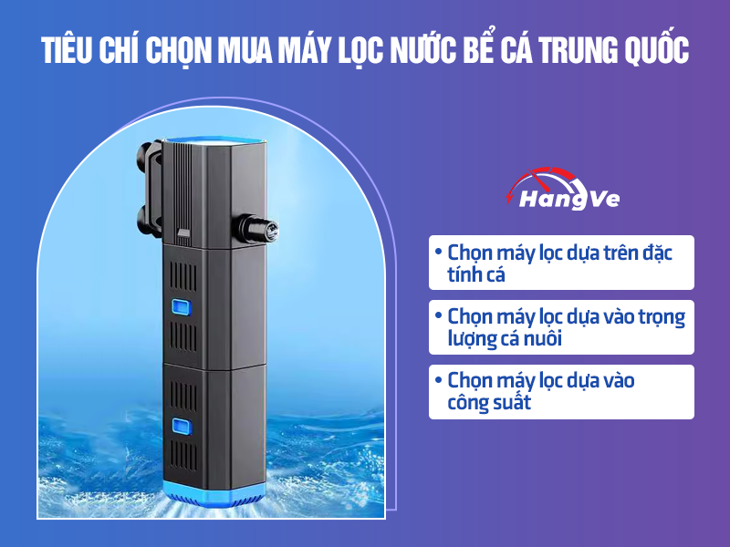 Máy lọc nước bể cá Trung Quốc