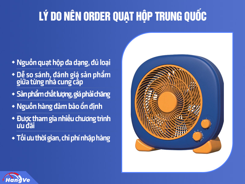 quạt hộp Trung Quốc