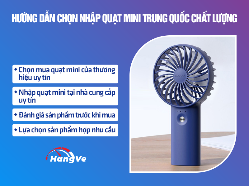 Quạt mini Trung Quốc