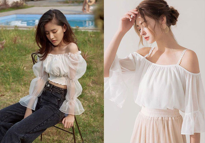 Áo trễ vai nội địa Trung ONLY