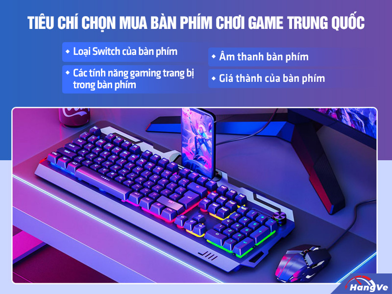 bàn phím chơi game Trung Quốc