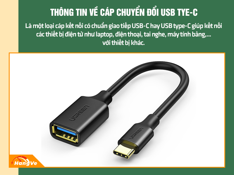 Cáp chuyển đổi USB type-C Trung Quốc