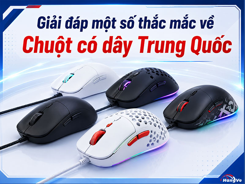 Giải đáp một số thắc mắc về chuột có dây Trung Quốc