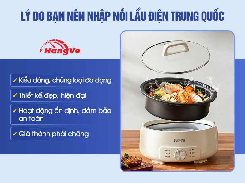 nồi lẩu điện Trung Quốc