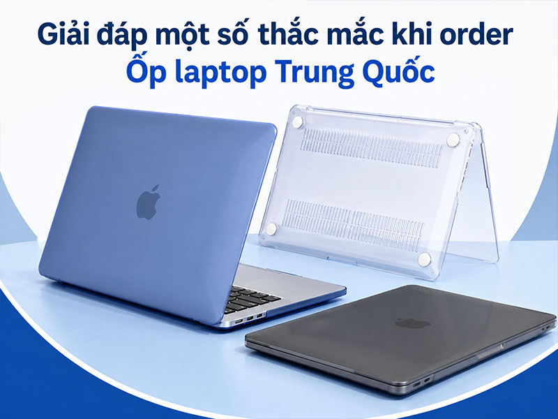 Giải đáp một số thắc mắc khi order ốp laptop Trung Quốc