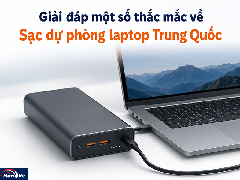 Giải đáp một số thắc mắc về sạc dự phòng laptop Trung Quốc