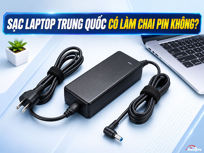 Sạc laptop Trung Quốc có làm chai pin không?
