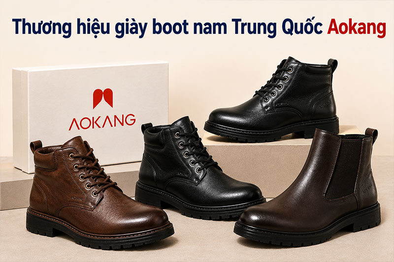 Các thương hiệu giày boot nam Trung Quốc