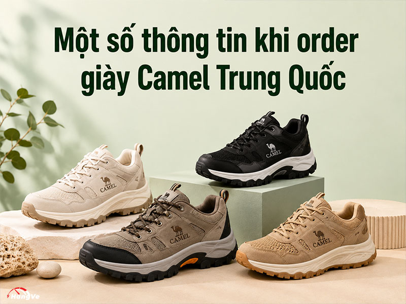 Một số thông tin khi order giày Camel Trung Quốc