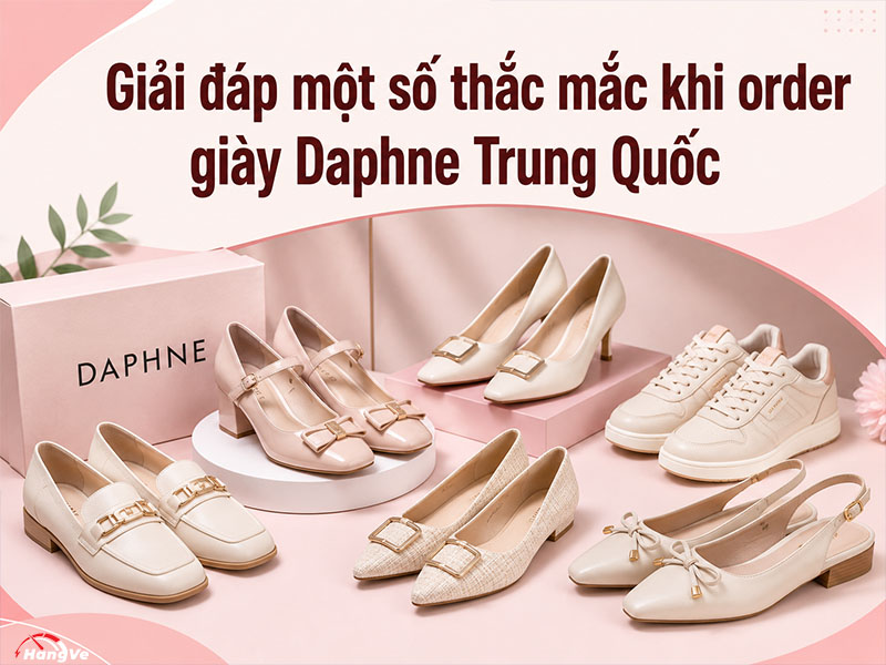 Một số thông tin khi order giày Daphne Trung Quốc