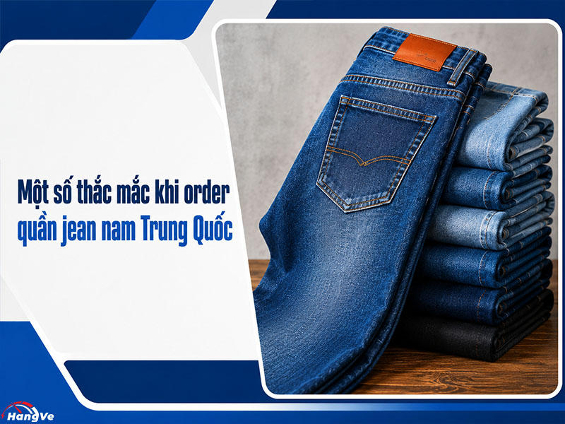 Một số thắc mắc khi order quần Jean nam Trung Quốc
