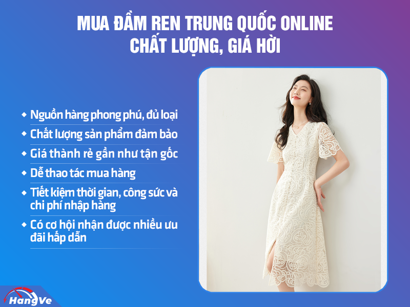 đầm ren Trung Quốc