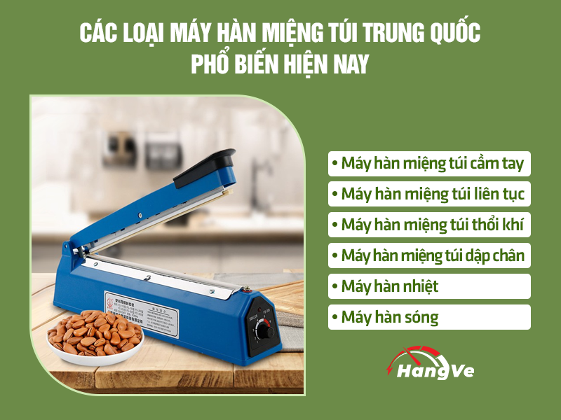 Máy hàn miệng túi Trung Quốc