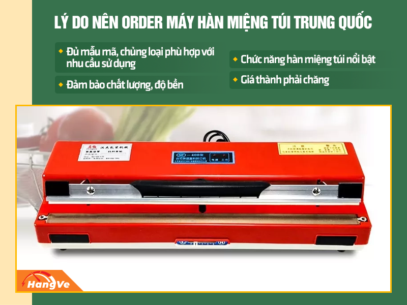 Máy hàn miệng túi Trung Quốc