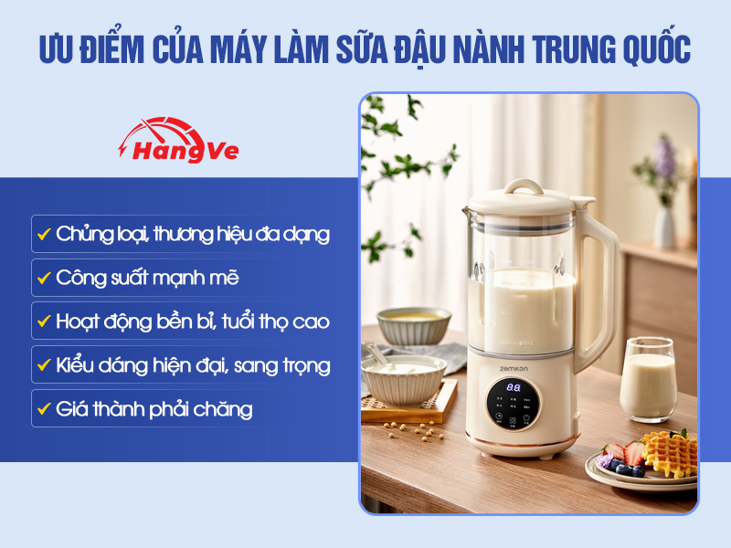 máy làm sữa đậu nành Trung Quốc