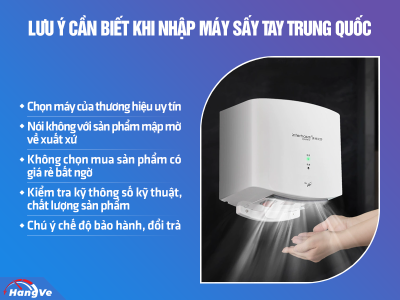 máy sấy tay Trung Quốc