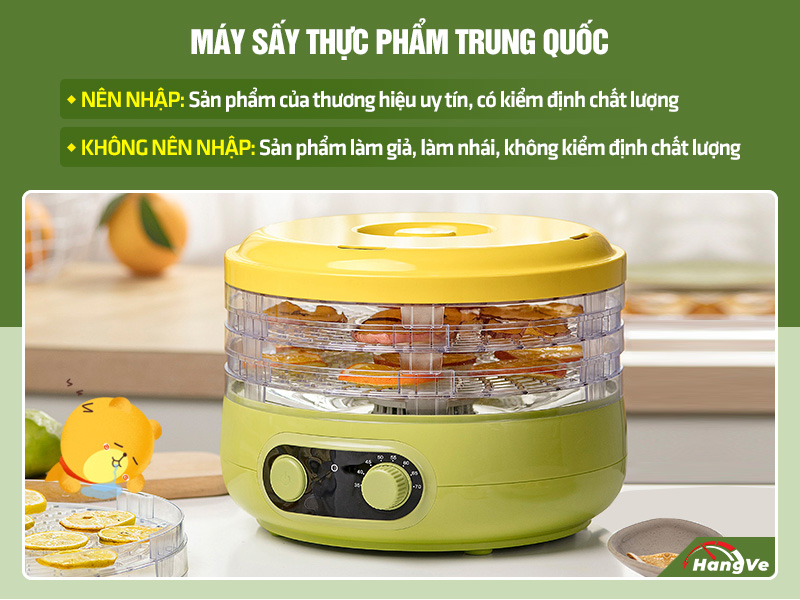 Máy sấy thực phẩm Trung Quốc