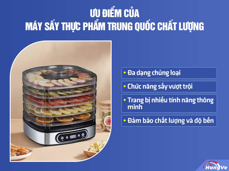 Máy sấy thực phẩm Trung Quốc