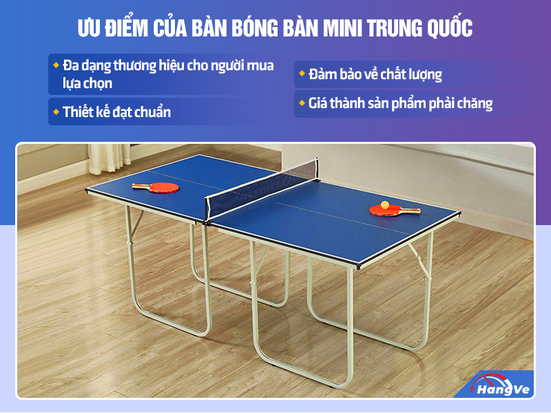 Bàn bóng bàn mini Trung Quốc