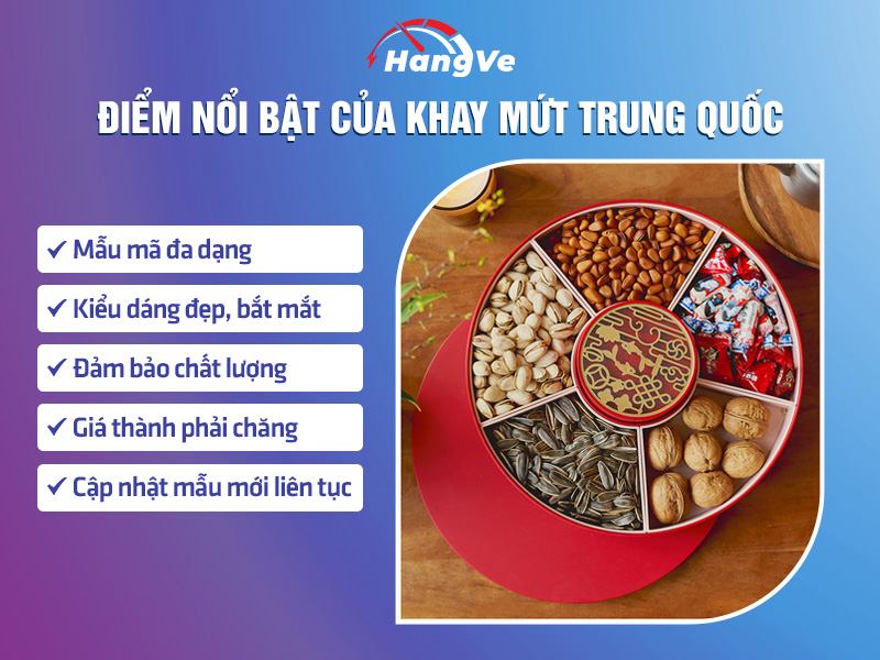 khay mứt Trung Quốc