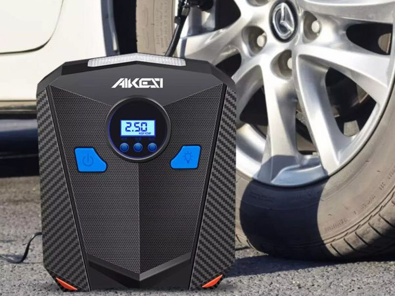 Máy bơm lốp ô tô mini Aikesi
