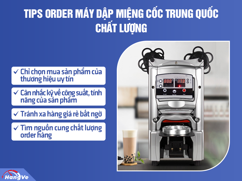 máy dập miệng cốc Trung Quốc