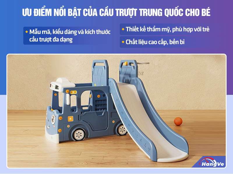 nhập cầu trượt cho bé ở Trung Quốc