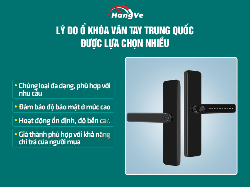 Ổ khóa vân tay Trung Quốc