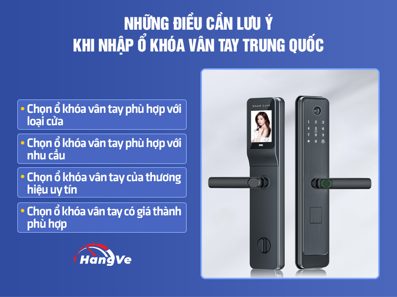 Ổ khóa vân tay Trung Quốc