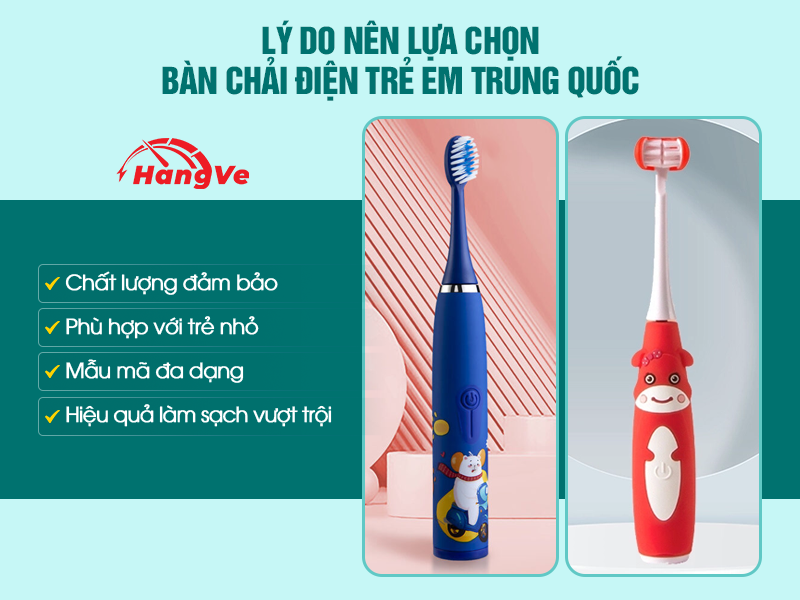 bàn chải điện trẻ em Trung Quốc