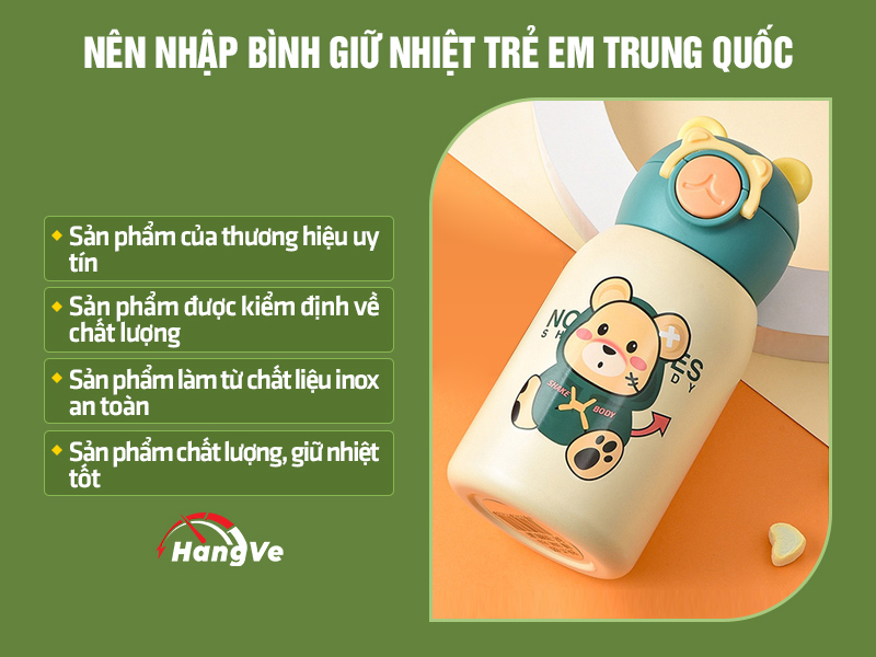 Bình giữ nhiệt trẻ em Trung Quốc