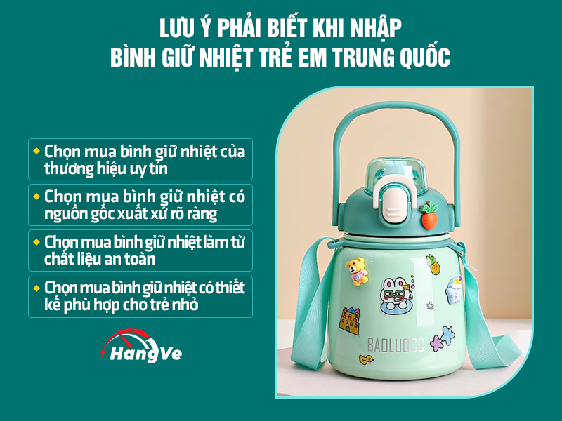 Bình giữ nhiệt trẻ em Trung Quốc