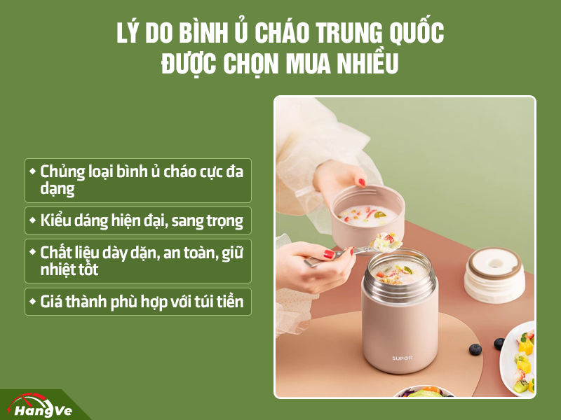 Bình ủ cháo Trung Quốc