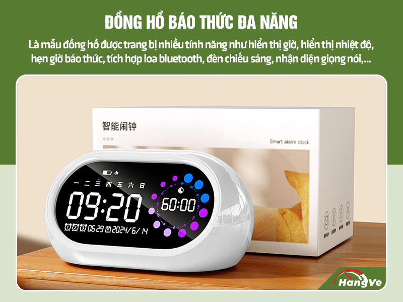 đồng hồ báo thức đa năng Trung Quốc