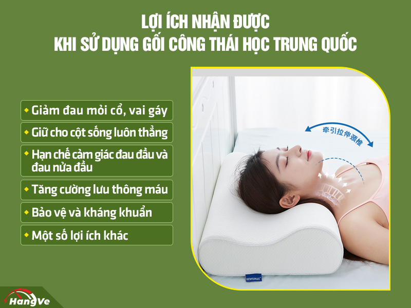 Gối công thái học Trung Quốc