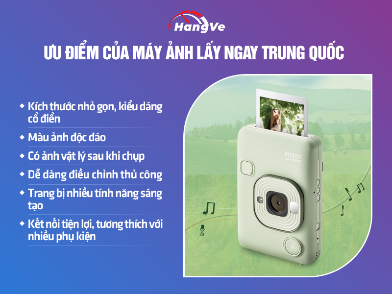 máy ảnh lấy ngay Trung Quốc