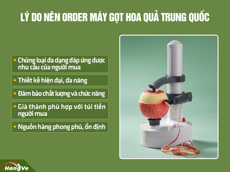 Máy gọt hoa quả Trung Quốc