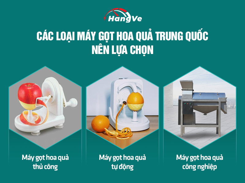 Máy gọt hoa quả Trung Quốc