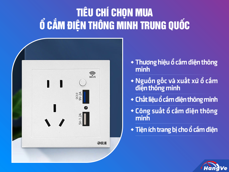 Ổ cắm điện thông minh Trung Quốc