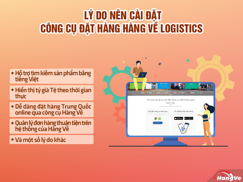 Công cụ đặt hàng Hàng Về Logistics