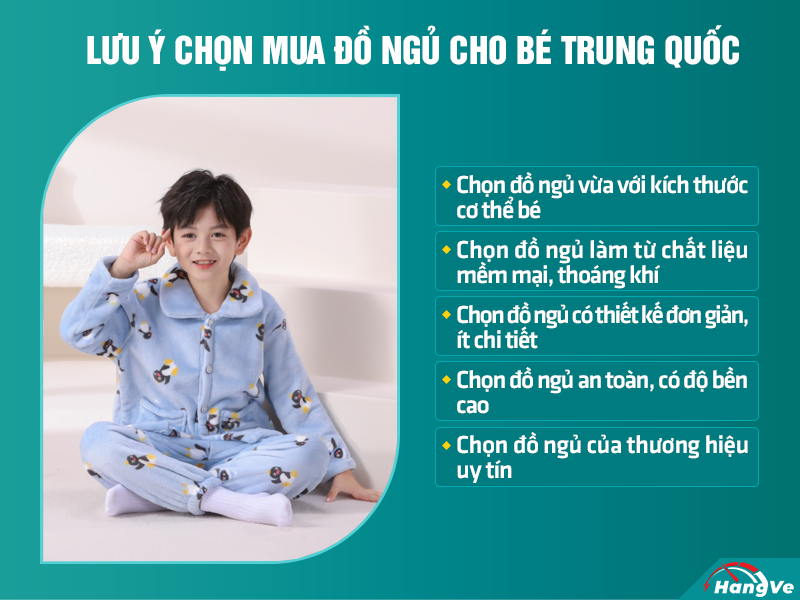 đồ ngủ cho bé Trung Quốc