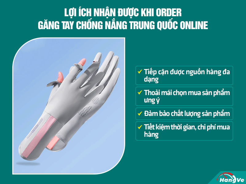 Chia sẻ kinh nghiệm order găng tay chống nắng Trung Quốc cho bạn