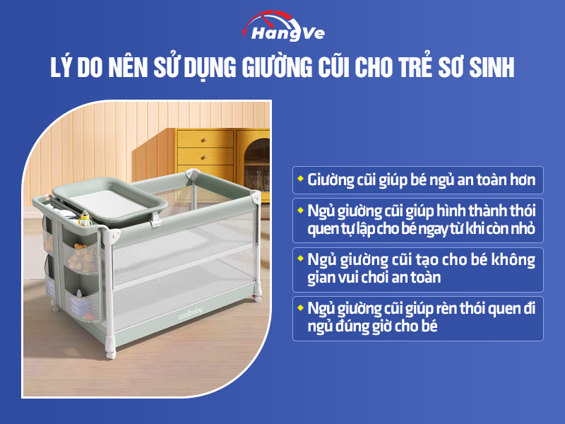 Lưu ngay 4 tiêu chí chọn mua giường cũi cho trẻ sơ sinh Trung Quốc cực chuẩn