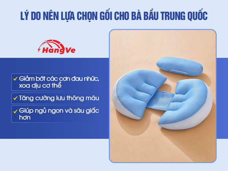 gối cho bà bầu Trung Quốc