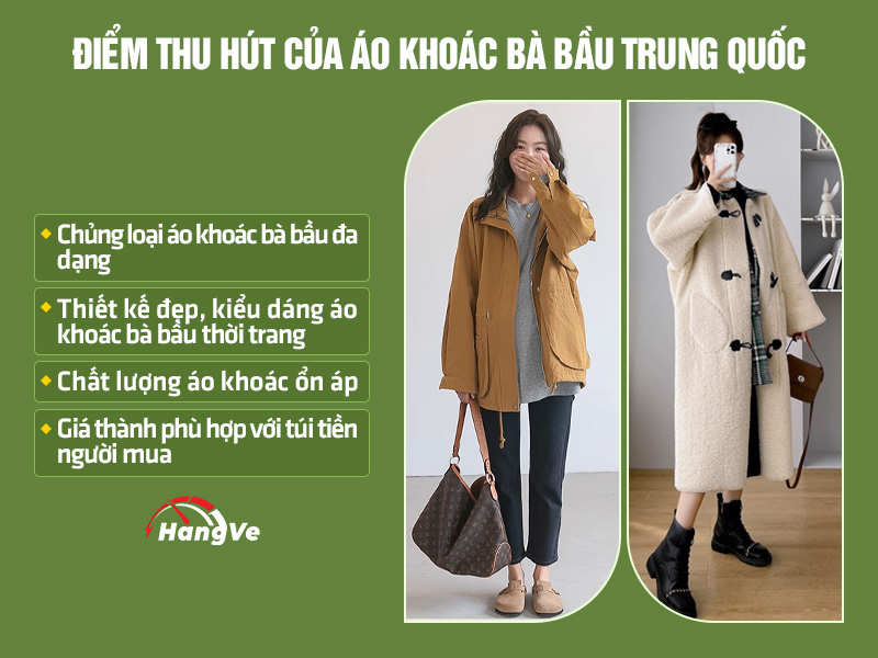 Bật mí 20+ shop online bán áo khoác bà bầu Trung Quốc bạn nên order sỉ, lẻ