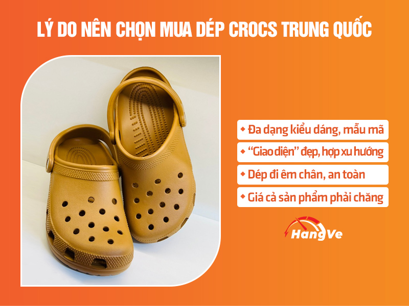 Dép Crocs Trung Quốc