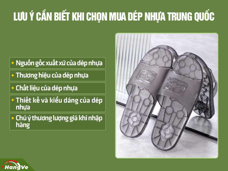 dép nhựa Trung Quốc