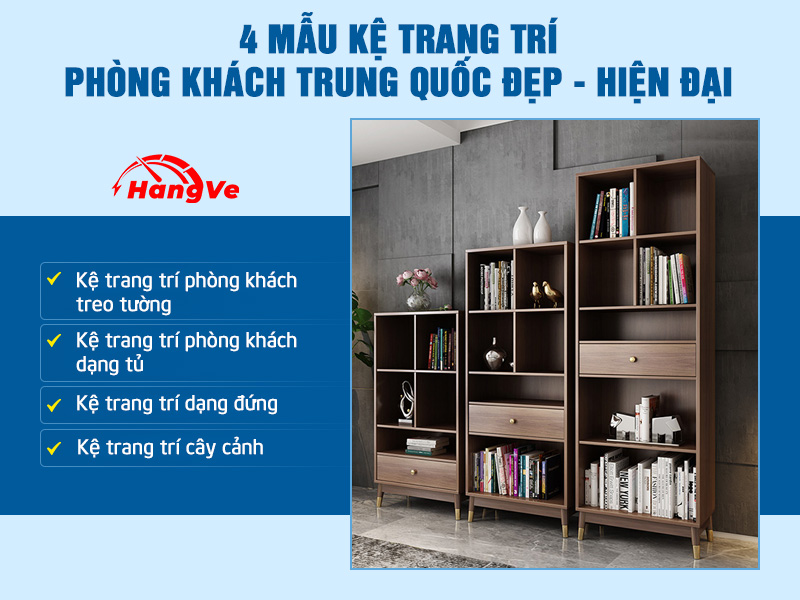 kệ trang trí phòng khách Trung Quốc