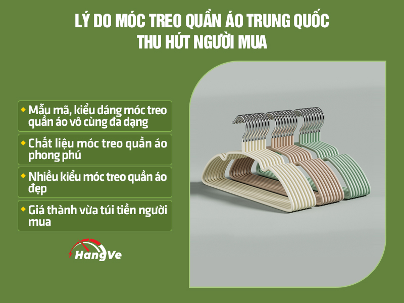 móc treo quần áo Trung Quốc