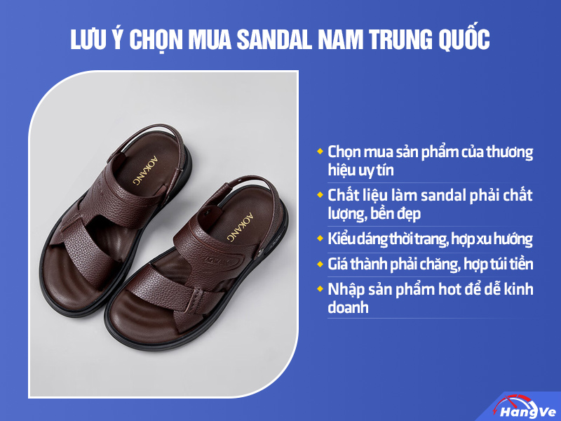 “Hốt bạc khủng” nhờ kinh doanh sandal nam Trung Quốc - Tại sao bạn không thử?